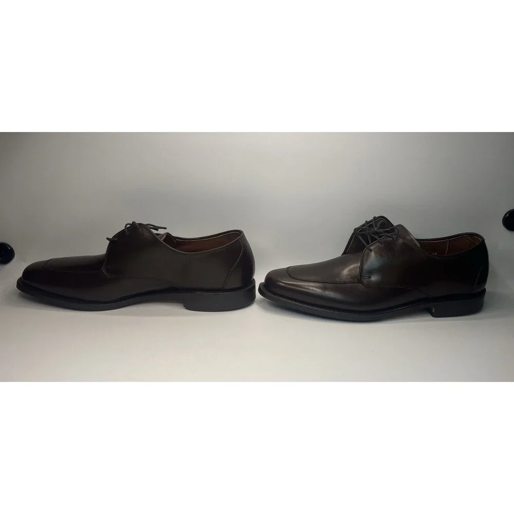 Allen Edmonds Burton Men’s Oxford Dress Shoes Brown Leather Sz 10 D EUC